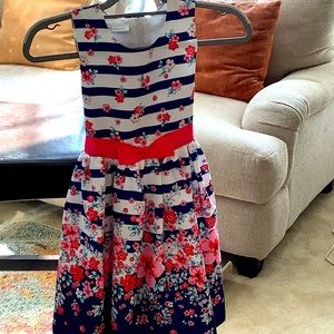 Girls floral formal dress
